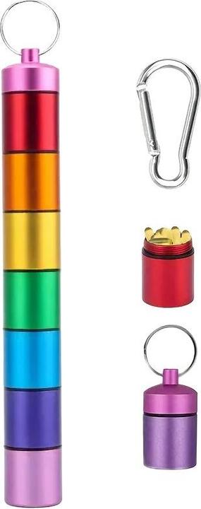 Produktbild Cbx Pillendose mit Schlüsselanhänger und Karabiner