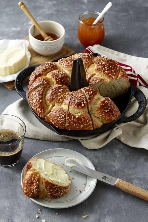 Immagine prodotto Staub Tostatrice di pollo (24 cm, Pirofila + casseruola, Ghisa)