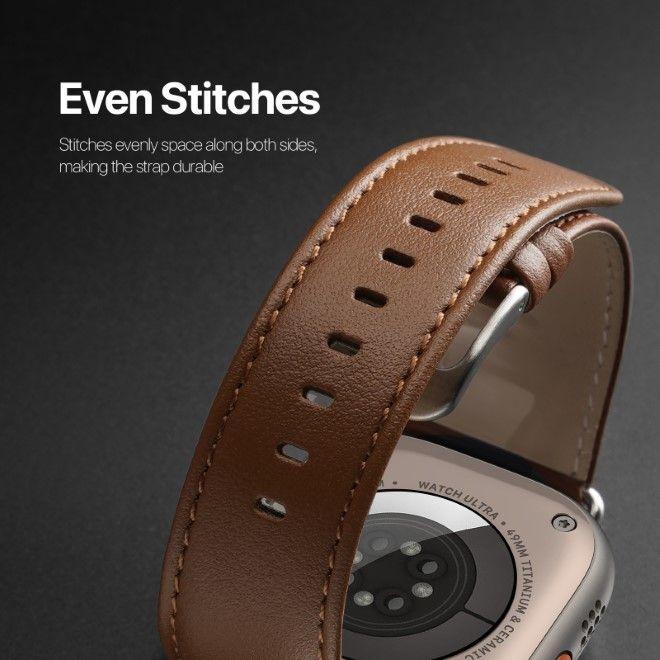 Actual product image Dux Ducis YS Series Genuine Leather Bracelet (42 mm, 44 mm, 45 mm, 49 mm, Genuine leather)