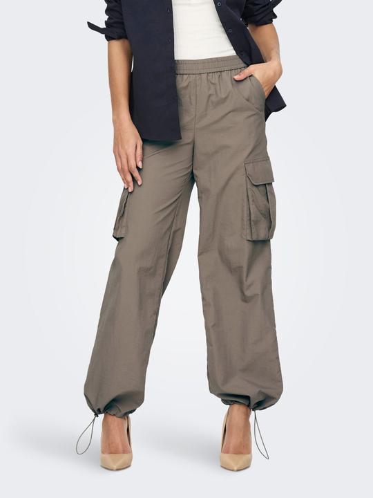 Produktbild JdY Weiter Beinschnitt Mittlere Taille Gummizug Hose Cargo-Hose (S)