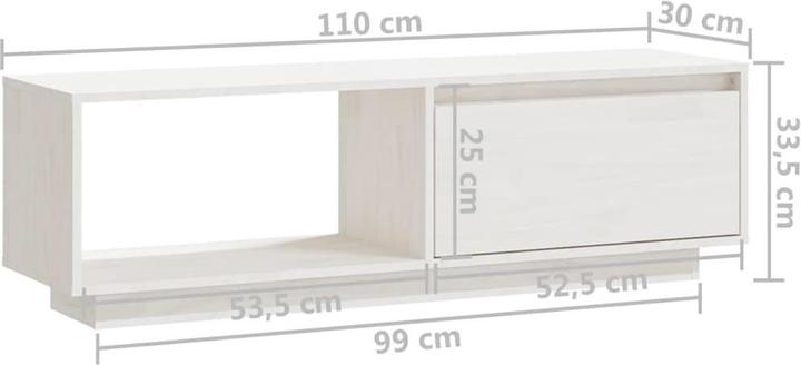 Produktbild VidaXL Kinsley (110 x 30 x 33.5 cm)