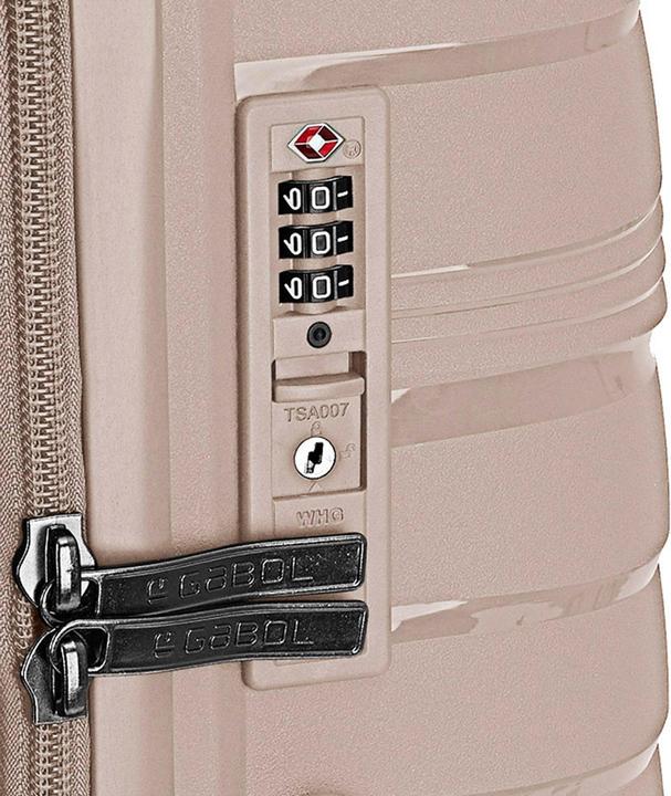 Actual product image Gabol Kiba 4-wheel suitcase set 3 pcs. (120 l, XL (from 140l))
