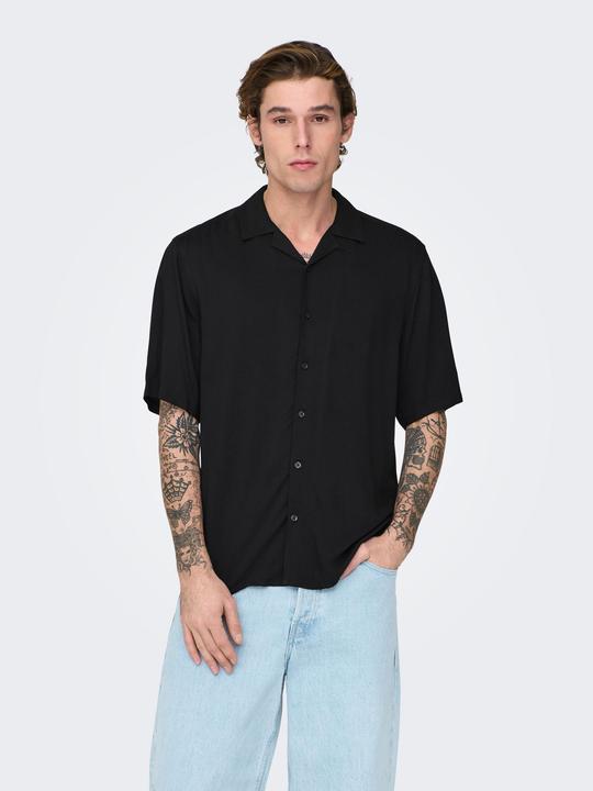 Image du produit Only & Sons Chemise unie à manches courtes (S)