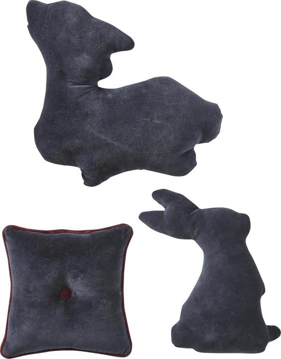 Produktbild Vertbaudet 3er-Set Kinderzimmer Tierkissen MAGIC FOREST (22 x 22 cm)