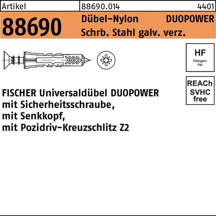 Image du produit Fischer 90943 Oesenschr GS 8X80 NV (50 pcs)