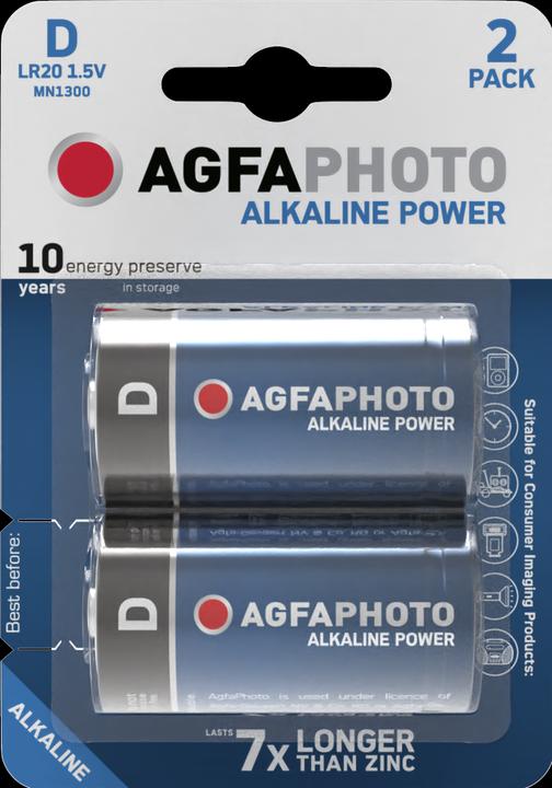 Immagine prodotto AGFAPHOTO Alkaline Power (2 pz., D)