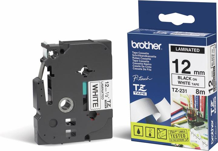 Produktbild Brother TZe-231 (1.20 cm, Weiss, Schwarz)