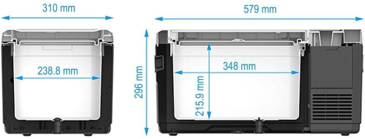 Produktbild Koor Kompressor-Kühlbox ACUX 18 mit Powerbank (18 l)