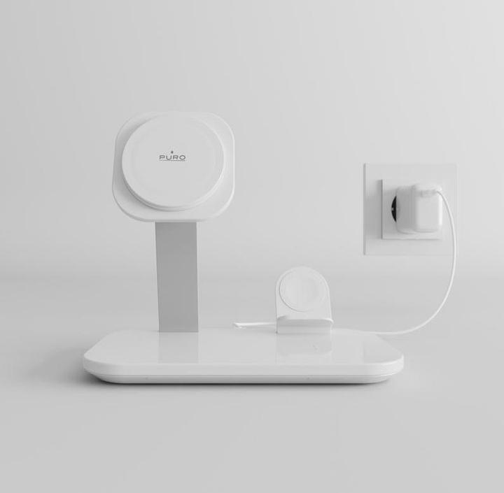 Produktbild SBS Puro Magnetic Wireless Induction Charging Station 3in1 Wireless Charging + M (20 W)