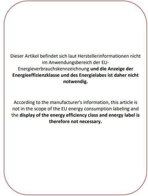 Energie-Label Weber Home KB40 (45 l)
