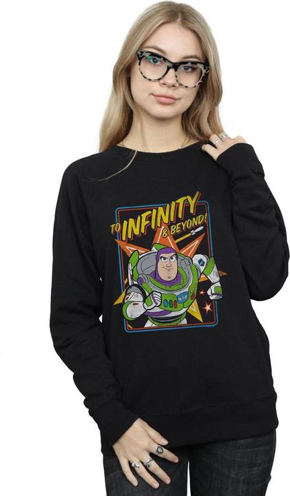 Actual product image Disney Womens/Ladies Toy Story 4 Buzz To Infinity Sweatshirt (M)