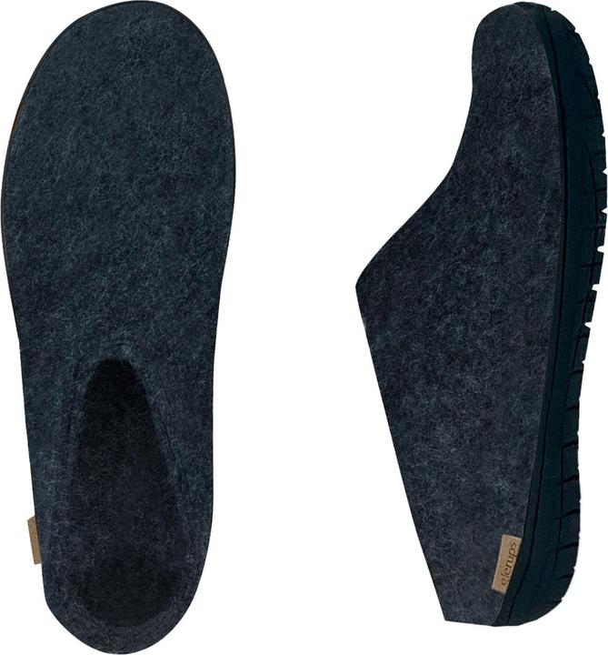 Image du produit Glerups Semelle en caoutchouc naturel Noir Pantoufles (44)