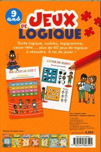 Produktbild Jeux de logique : 9 ans (Französisch, Loubier Virginie, 2023)