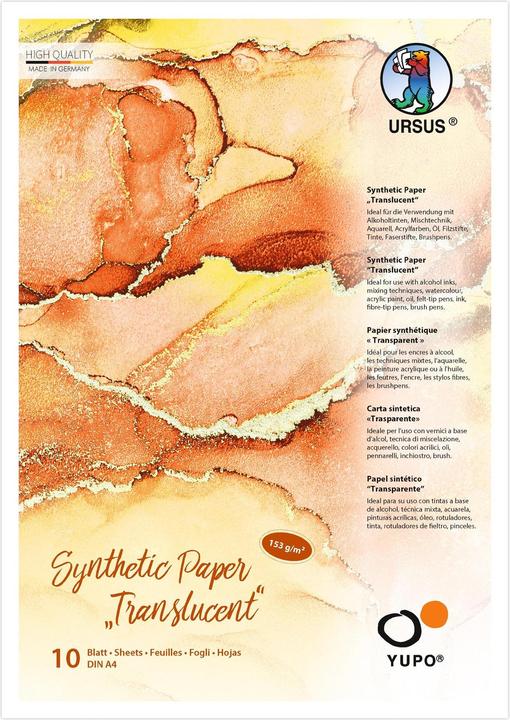 Ursus Painting pad Yupo A4, 10 sheets (A4)