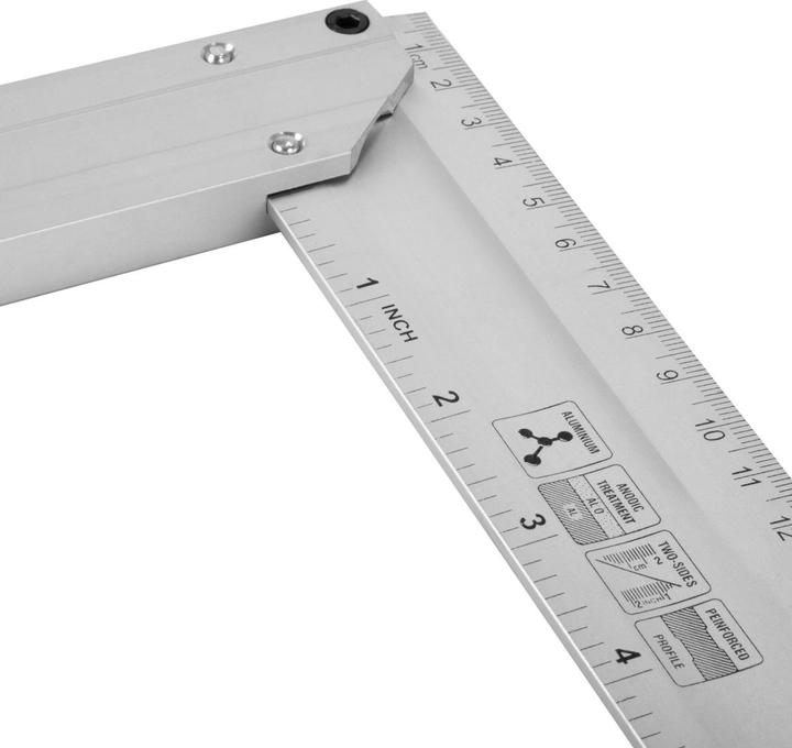 Actual product image Stahlwerk Aluminium stop bracket set of 3 400 mm locksmith's bracket | flat bracket