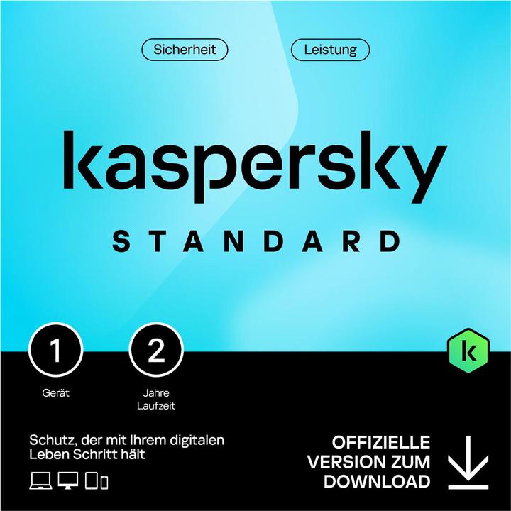 Immagine prodotto Kaspersky Standard (1 Utente, 1 Dispositivi/Utenti, 24 mesi)