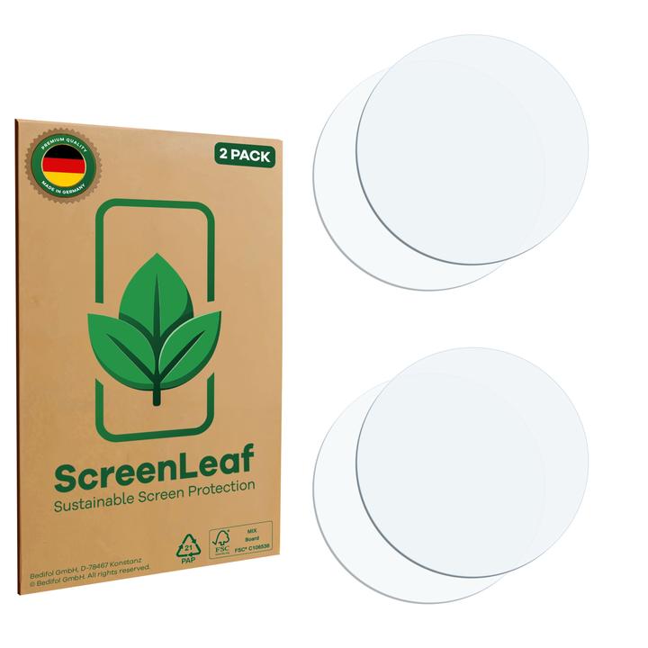 Immagine prodotto ScreenLeaf Pellicola protettiva, Proteggi Schermo Sostenibili, Clear, Antigraffio (2 Pezzo/i, Samsung Galaxy S25 Edge)