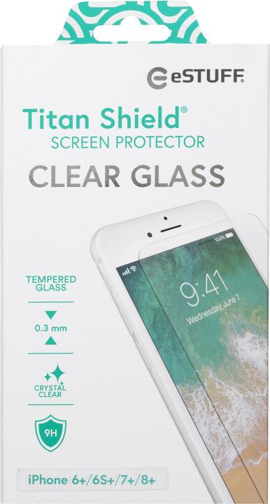 Produktbild eSTUFF Titan Shield Clear Glass (1 Stück)