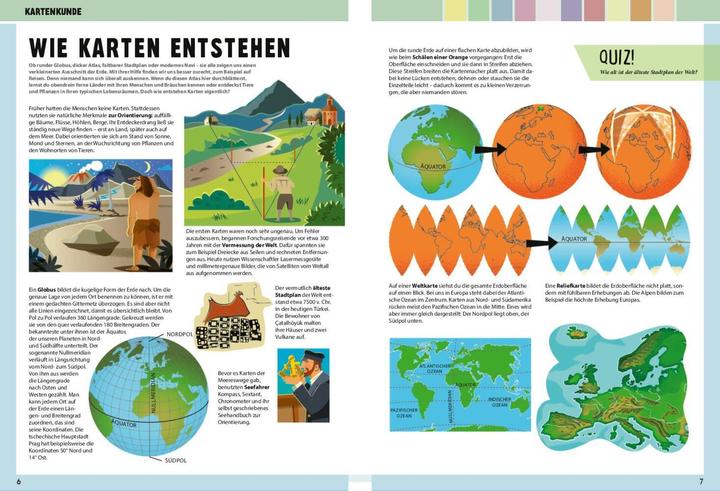 Actual product image Kinderatlas Deutschland, Europa, die Welt (German, Schwager & Steinlein Publishing House, 2023)