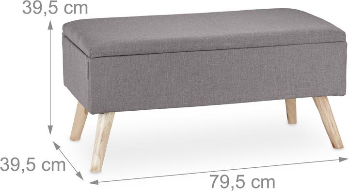 Actual product image Relaxdays Storage Bench (79.50 cm)
