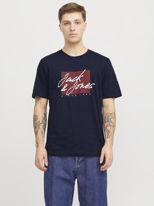 Actual product image Jack & Jones Logo Rundhalsausschnitt T-shirt T-shirt (M)