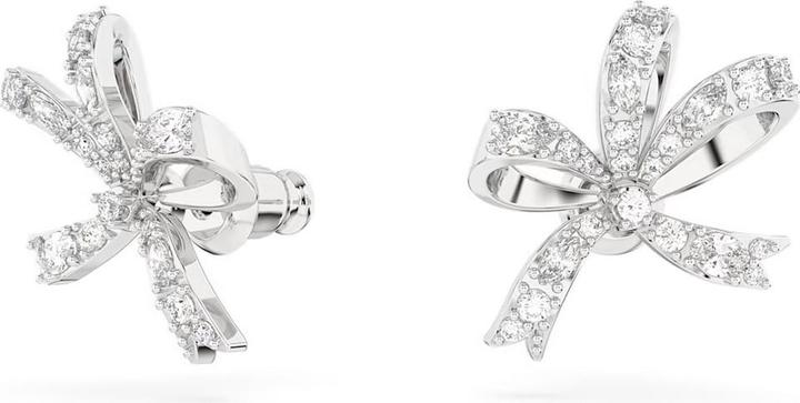 Produktbild Swarovski Volta Ohrstecker Schleife Klein Weiss (Swarovski Metall)