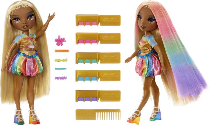 Actual product image MGA Rainbow High Hair Meline Gold