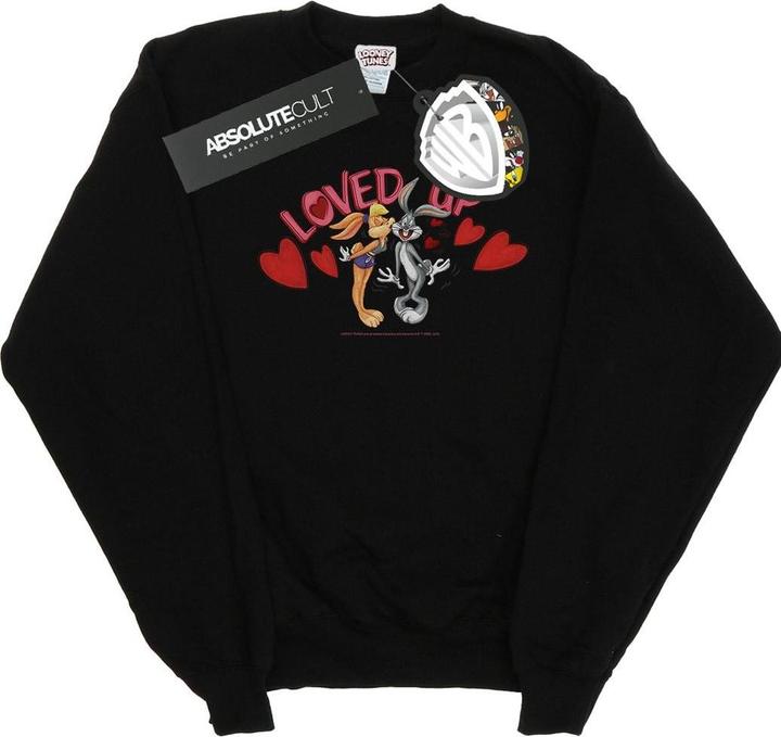 Looney Tunes Bugs Bunny And Lola Valentine's Day Loved Up Sweatshirt (L)