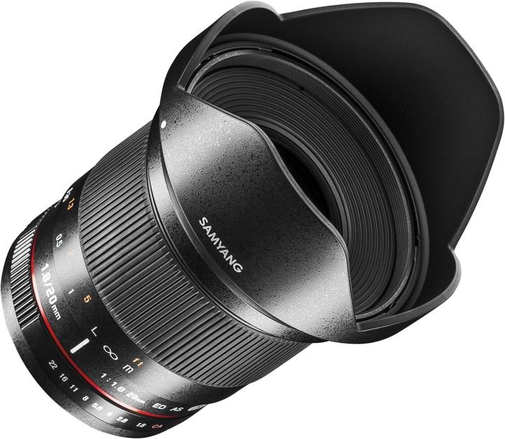 Image du produit Samyang 20mm f/1.8-22 ED AS UMC - Sony E (Sony E, Plein format)