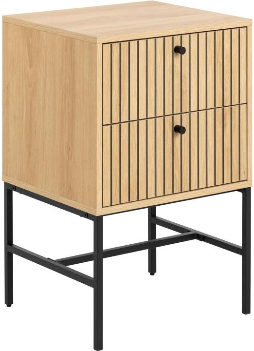 AC Design Nachttisch Albany 45.6 x 70 cm, Braun