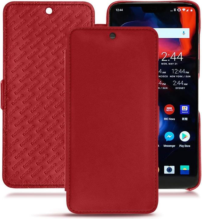 Actual product image Noreve Leather case horizontal (OnePlus 6)