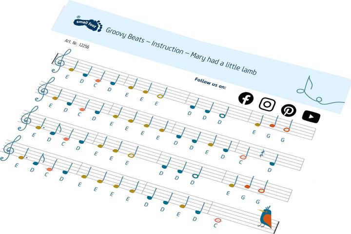 Produktbild small foot Klavier Groovy Beats (Deutsch, Französisch, Italienisch, Englisch)