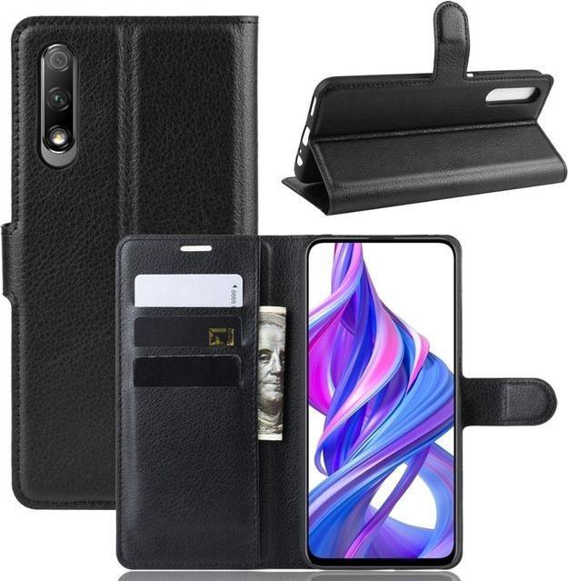 Produktbild MU Classic Litchi Leder Bookcover Series (Honor 9X)