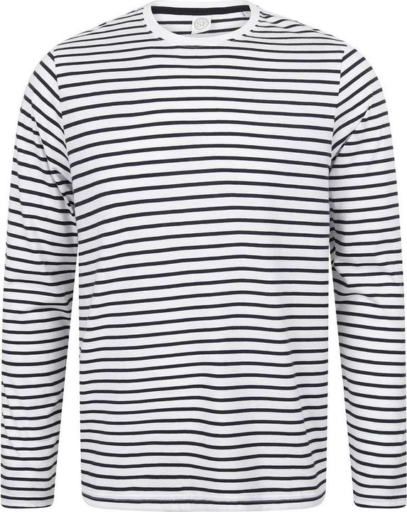 Actual product image Super Flying Model Unisex Adult Striped Long-Sleeved T-Shirt (XXL)