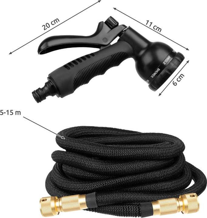 Produktbild Gardlov Gartenschlauch + Pistole + Tasche 21242 (15 m)
