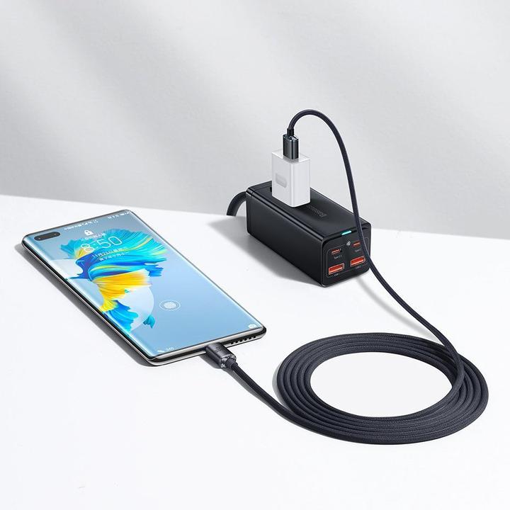 Produktbild Baseus Crystal Shine Series Fast Charging Data Cable USB to Type-C 100W 2m Blue (2 m, USB 2.0)