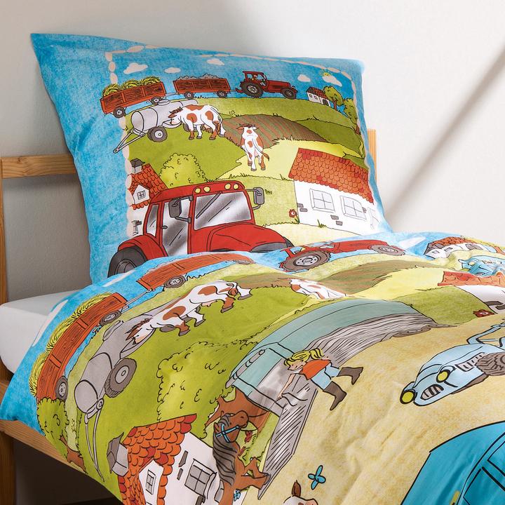 Actual product image Erwin Müller Children's bed linen "Farm
