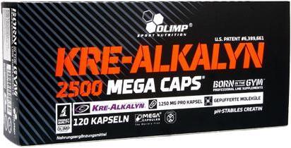 Actual product image Olimp Sport Nutrition Kre-Alkalyn Mega Caps (120 Piece, Capsules, 150 g)