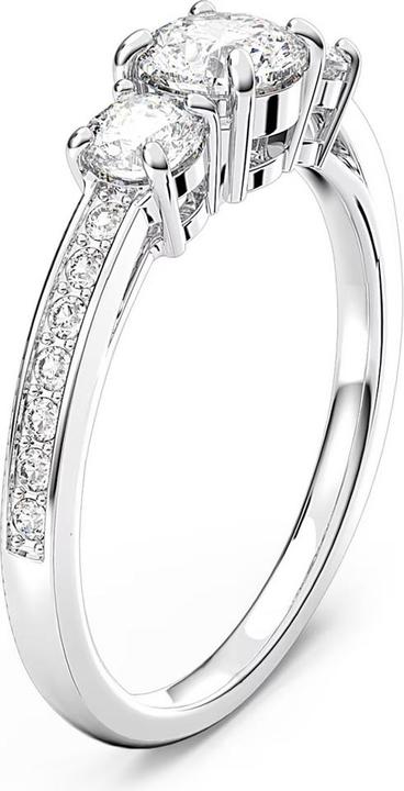 Produktbild Swarovski Attract Trilogy Ring Gemischte Rundschliffe Weiss (52)