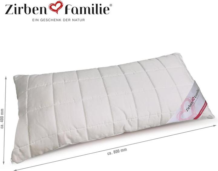 Immagine prodotto ZirbenFamilie Cuscino per dormire in cembro -Edizione 40x80cm (40 x 80 cm)