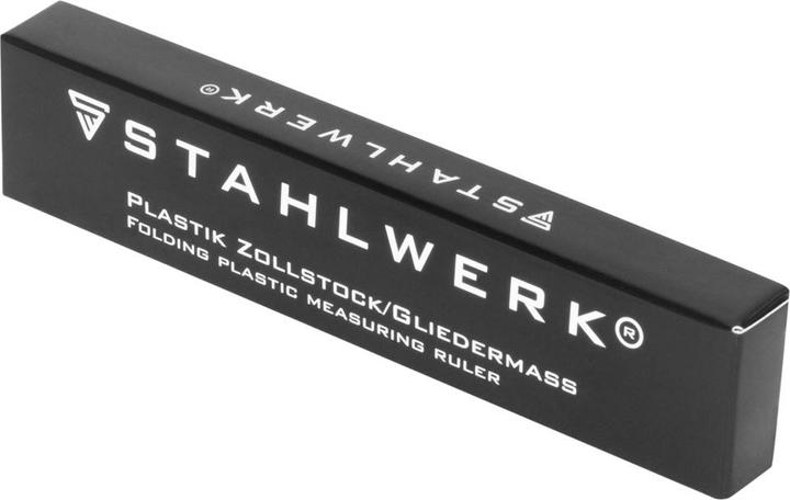 Produktbild Stahlwerk Zollstock 3er Set 1 Meter präziser Kunststoff-Gliedermassstab Meterstab (Metrisch)