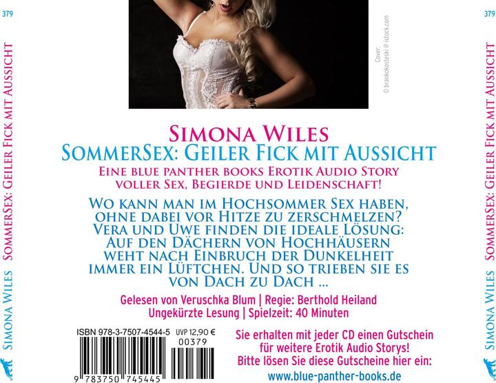 Immagine prodotto Wiles:SommerSex: Scopata bollente con Aussic (Simona Wiles)