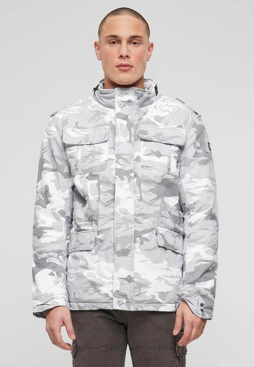 Produktbild Brandit Britannia Winter Outdoorjacke Grösse XXL Farbe Schneesturm/Tarnmuster (XXL)