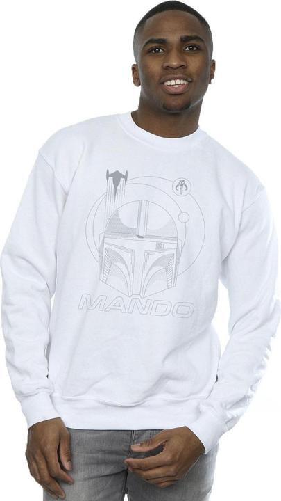 Immagine prodotto Star Wars The Mandalorian Rings Helmet Felpa Uomo (XL)