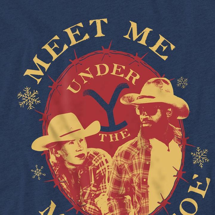 Image du produit Yellowstone - T-shirt MEET ME UNDER THE MISTLETOE - Adulte (S)