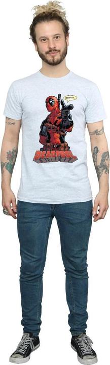 Actual product image Deadpool Mens Hey You Cotton T-Shirt (XL)