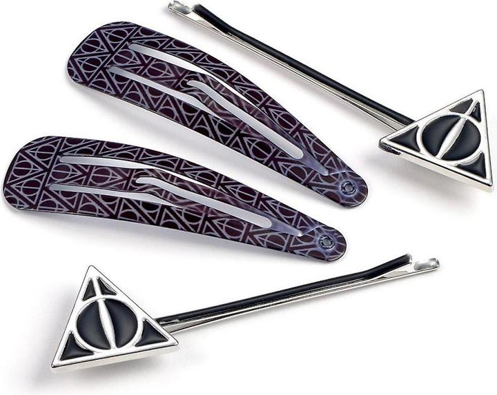 Harry Potter Deathly Hallows Haarklammer Set 4erPack Metall (4 Stk.)