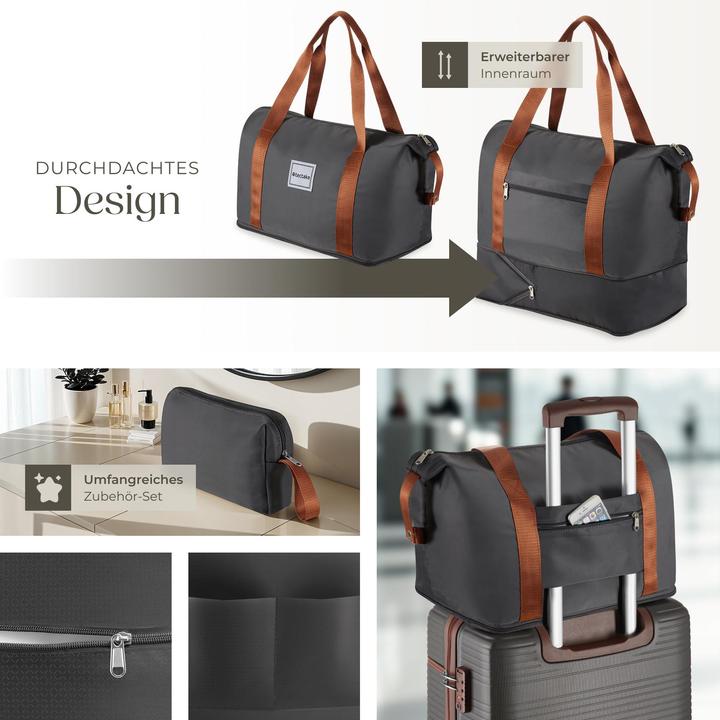 Image du produit tectake Ensemble de valises Madison, 13 pièces, serrure TSA (92 l, M (50 - 90l))