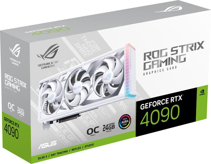 Produktbild ASUS ROG STRIX GeForce RTX 4090 24GB White OC Edition (24 GB)