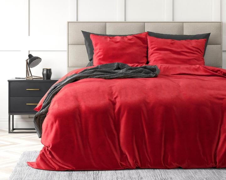 Image du produit Sleeptime Housse de couette velours uni (Housse de couette, 140 x 220 cm)